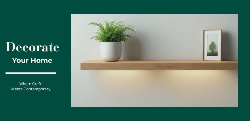 Decorate your home, where craft meets contemporary