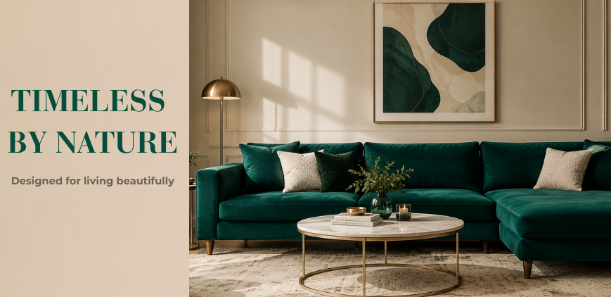 Timeless by nature: designed for living beautifully